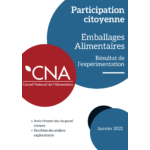 Avis Citoyen – 01/2021 – Emballages alimentaires